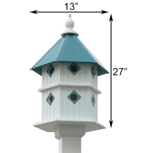 Chateau Bird House with Verdigris Roof