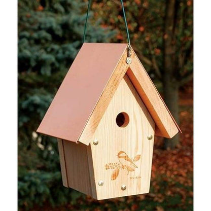 Coppertop Chickadee and Wren House