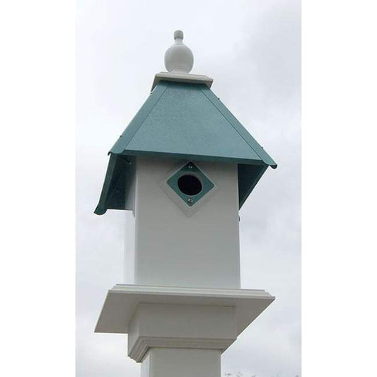 Classic Bluebird House with Verdigris Roof - BIRDLOVER