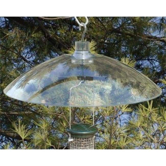Clear Plastic Weather Shield & Squirrel Baffle - BIRDLOVER
