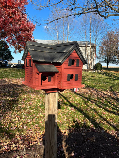 Cottage Style Birdhouse | Reclaimed Materials | Large Birdhouse | SH - BH4 - BIRDLOVER