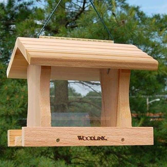 Deluxe Large Cedar Bird Feeder - BIRDLOVER