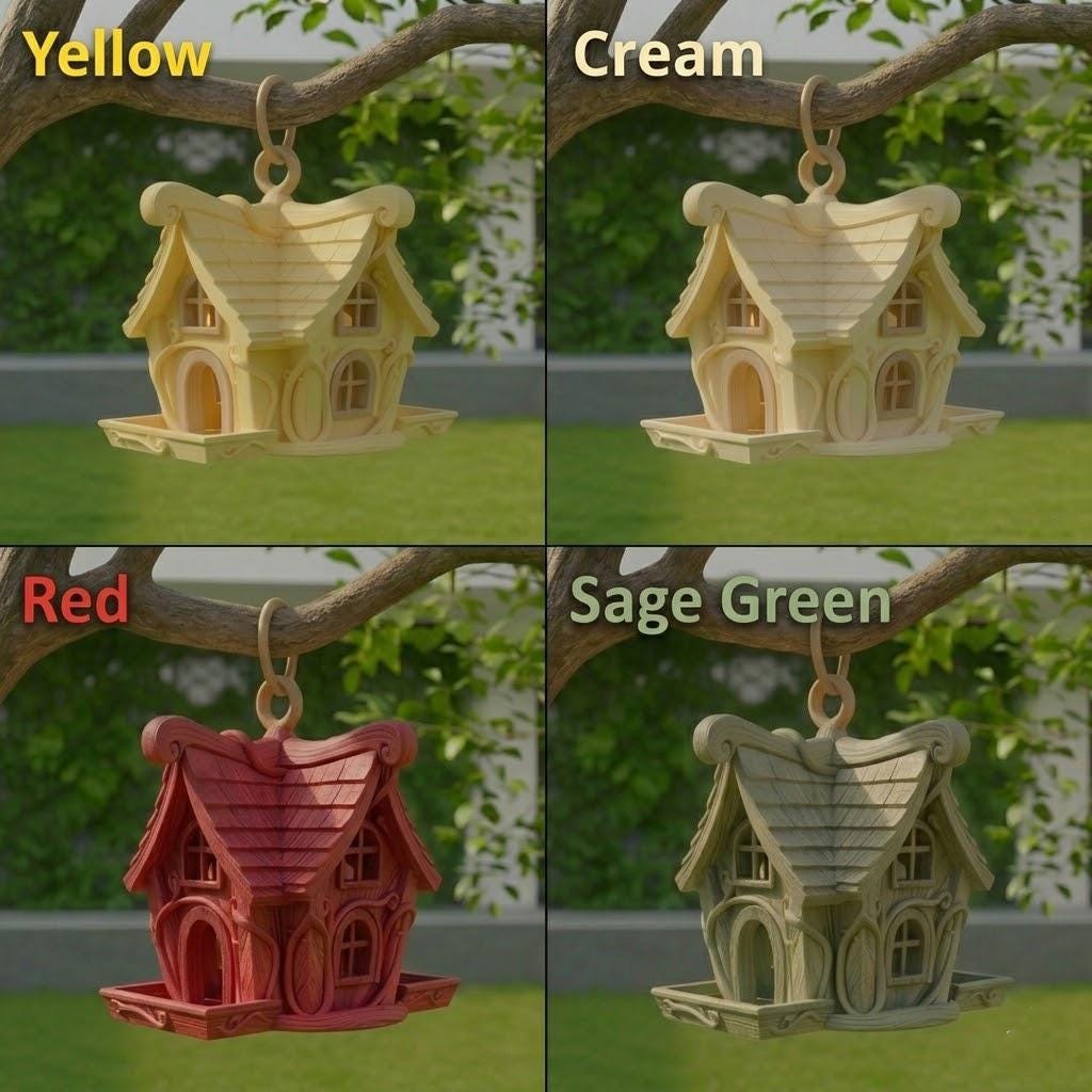 Fantasy Garden Bird Feeder — Unique Outdoor Decor - BIRDLOVER