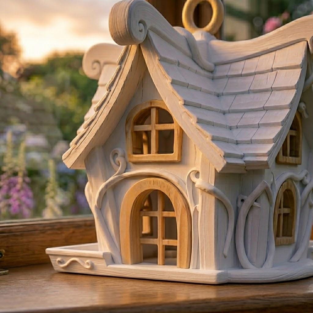 Fantasy Garden Bird Feeder — Unique Outdoor Decor - BIRDLOVER