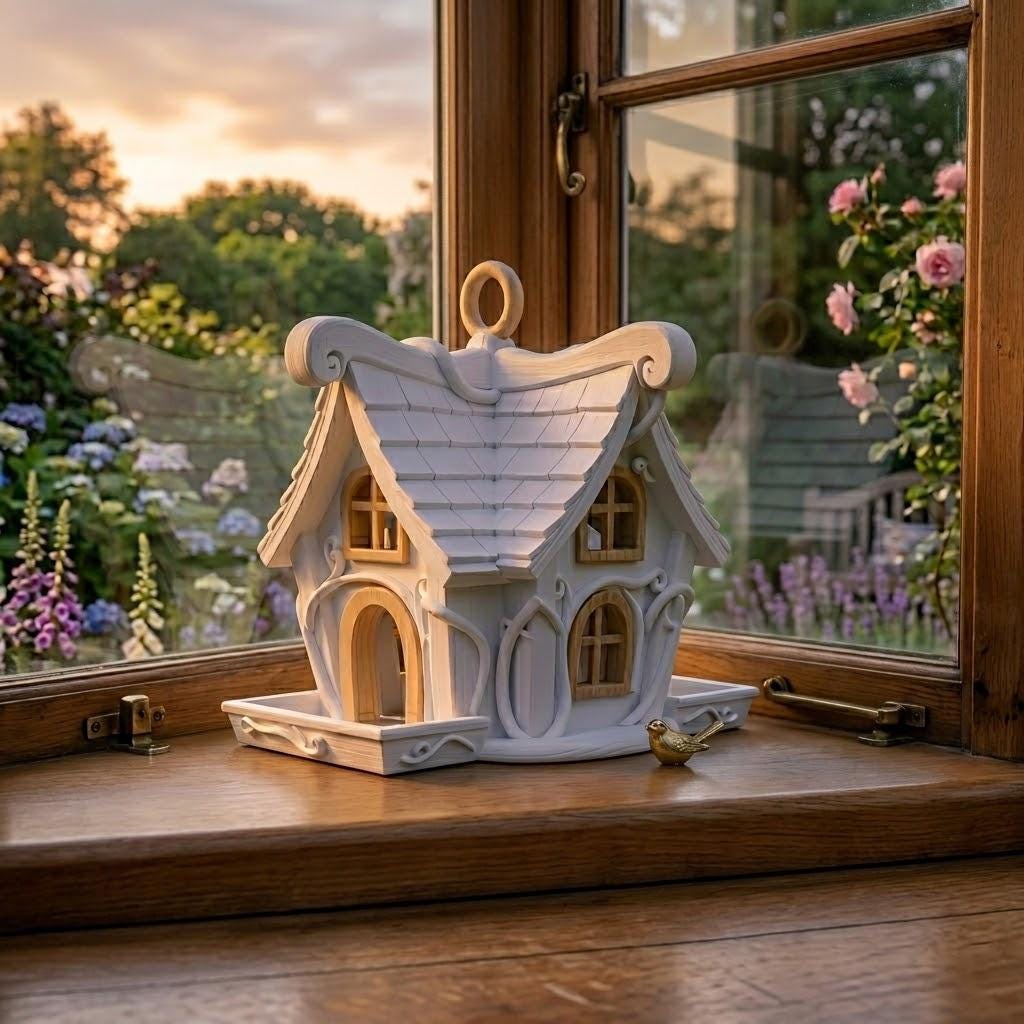 Fantasy Garden Bird Feeder — Unique Outdoor Decor - BIRDLOVER