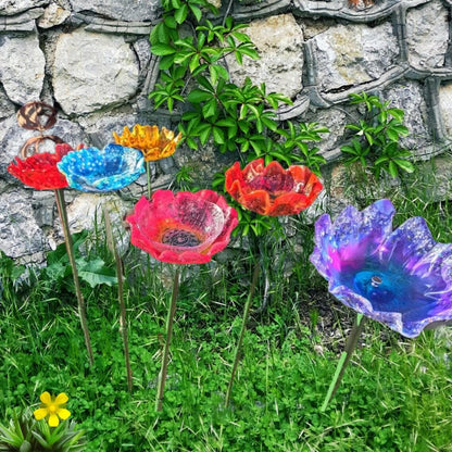 Flower Shape Bird Feeder — Handmade Resin Bee Watering Station - BIRDLOVER