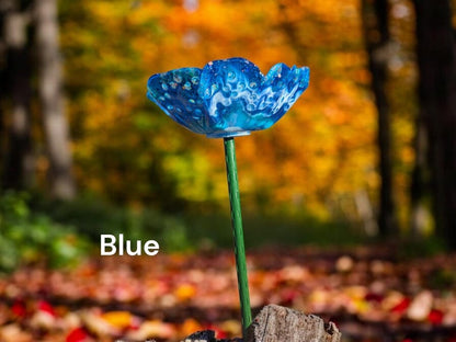 Flower Shape Bird Feeder — Handmade Resin Bee Watering Station - BIRDLOVER
