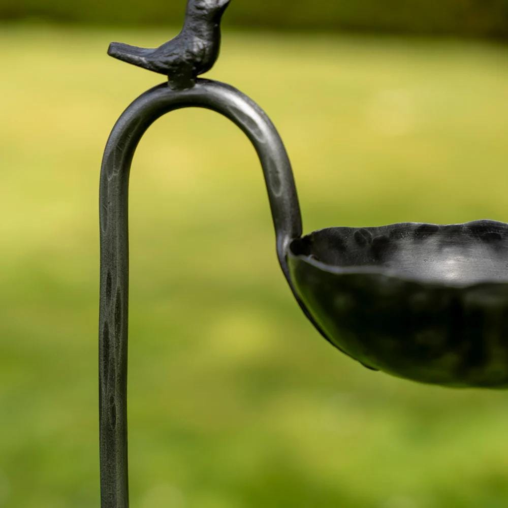 Freestanding Forged Bird Feeder — Garden Decoration - BIRDLOVER