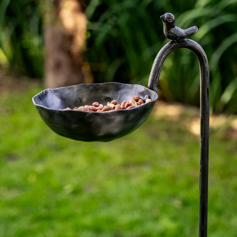 Freestanding Forged Bird Feeder — Garden Decoration - BIRDLOVER
