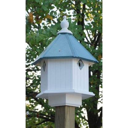 Gardenia Bird House with Verdigris Roof