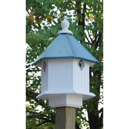 Gardenia Bird House with Verdigris Roof - BIRDLOVER