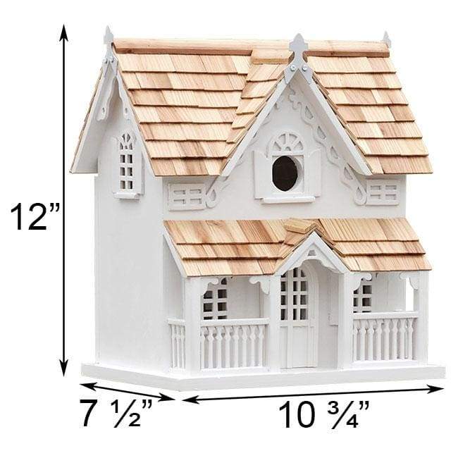 Gingerbread Cottage Bird House with Mounting Bracket