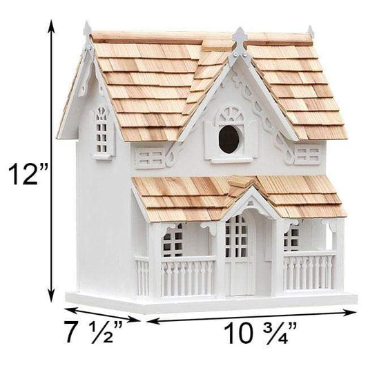 Gingerbread Cottage Bird House with Mounting Bracket - BIRDLOVER