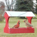 Going Green Fly Through Bird Feeder, Red - BIRDLOVER