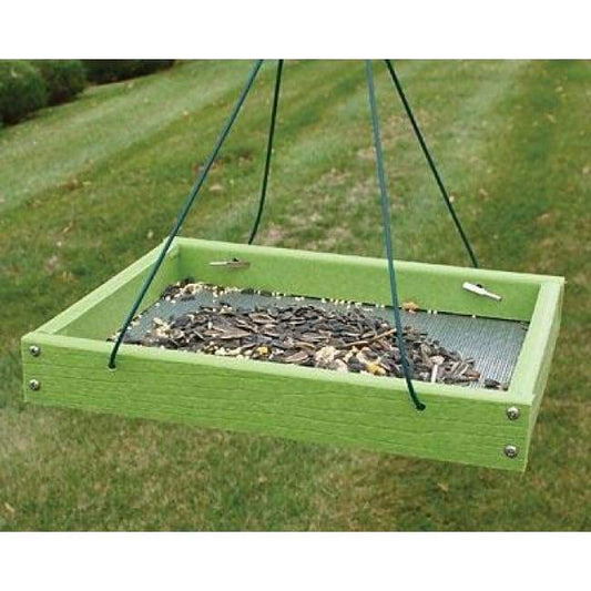 Going Green Hanging Platform Bird Feeder - BIRDLOVER
