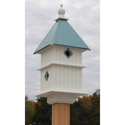 Holly Bird House with Verdigris Roof