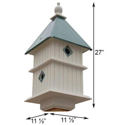 Holly Bird House with Verdigris Roof