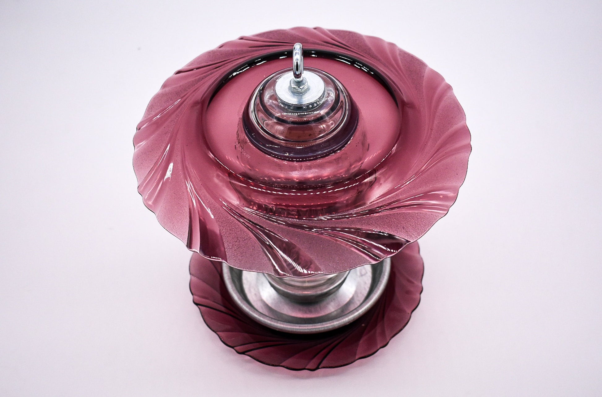 Amethyst Glass Finch Feeder — Mason Jar Bird Feeder - BIRDLOVER