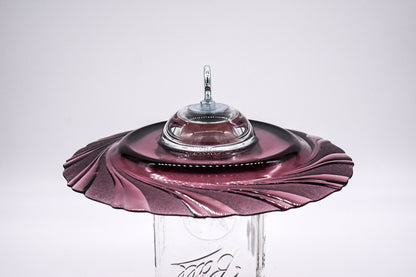 Amethyst Glass Finch Feeder — Mason Jar Bird Feeder - BIRDLOVER
