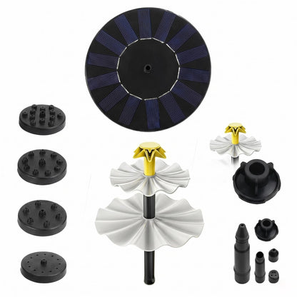Hanging Solar Waterfall Bird Bath Fountain — Outdoor Hummingbird Feeder - BIRDLOVER