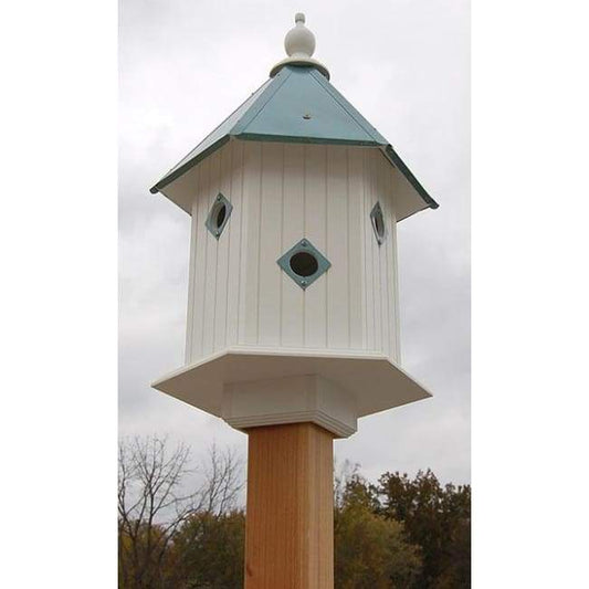 Magnolia Bird House with Verdigris Roof - BIRDLOVER