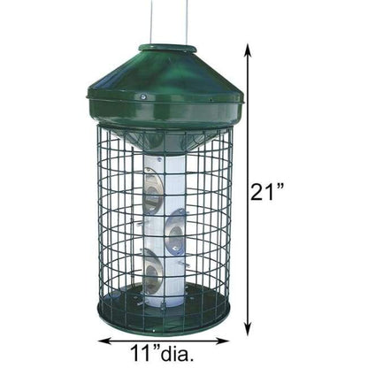 Caged Avian Mixed Seed Bird Feeder