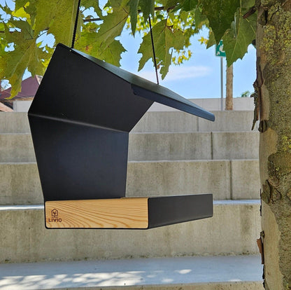 Modern Bird Feeder | Bird House | Bird Feeder | Hanging Bird Feeder | Minimalist Bird Feeder | Bird Lover | Garden Decor | Bird Shelter - BIRDLOVER