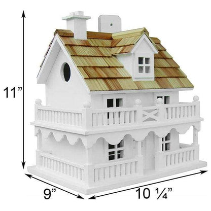 Novelty Cottage Bird House with Bracket