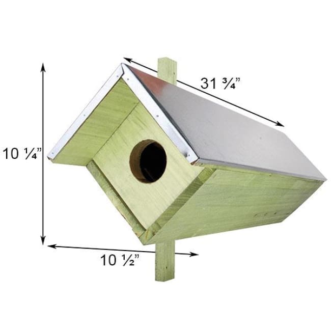 Owl or Kestrel Extended Horizontal House
