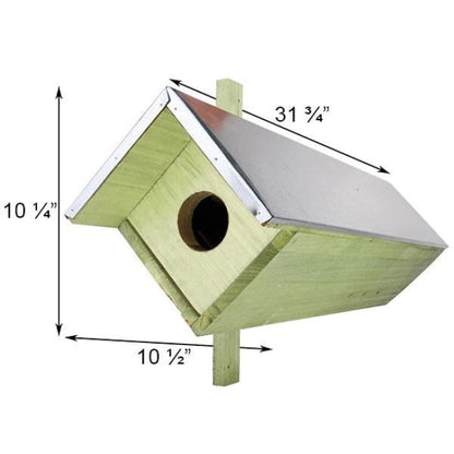 Owl or Kestrel Extended Horizontal House