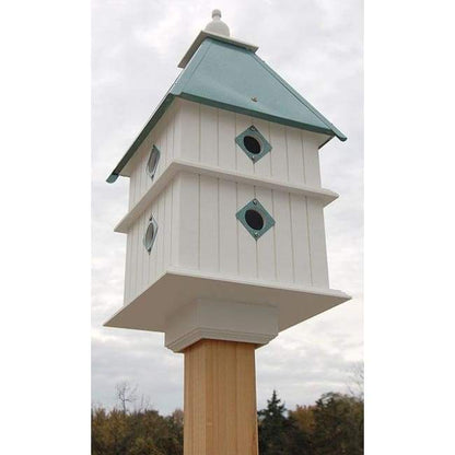Plantation Bird House with Verdigris Roof