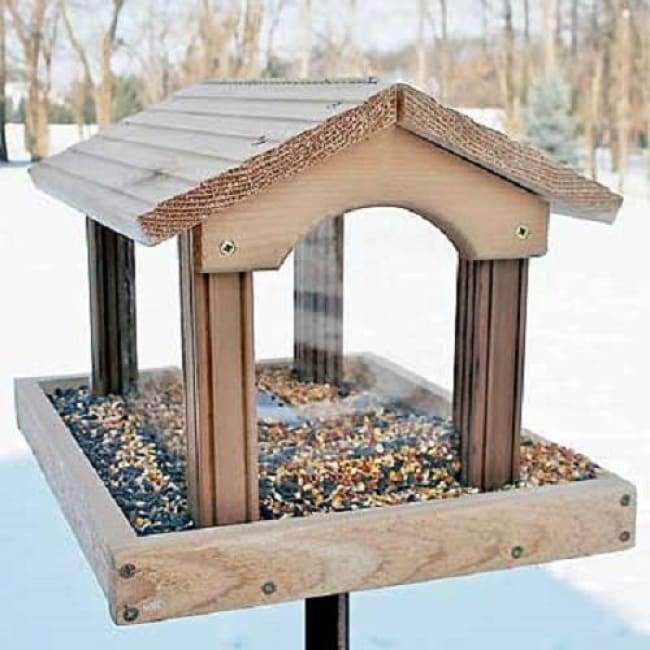 Professional Series Large Cedar Hopper Bird Feeder