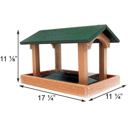 Recycled Plastic Premier Hopper Bird Feeder