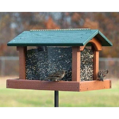 Recycled Plastic Premier Hopper Bird Feeder