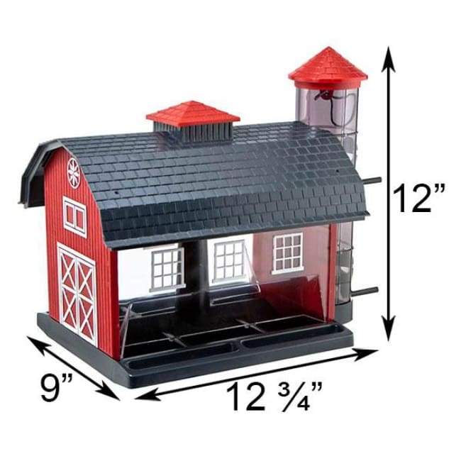 Red Barn Bird Feeder