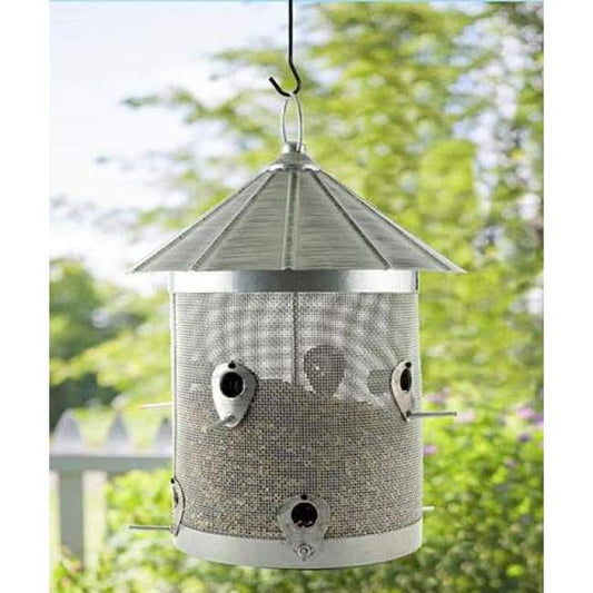 Rustic Farmhouse Mesh Silo Bird Feeder - BIRDLOVER