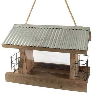 Rustic Farmhouse Ranch Seed and Suet Bird Feeder - BIRDLOVER