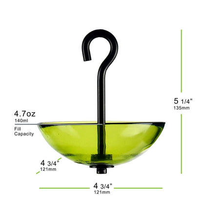Single Hanging Poppy Bird Feeder with Nylon Rope | Decorative Bird Feeder for Birds, Outdoor Garden Decor & Unique Gift - BIRDLOVER