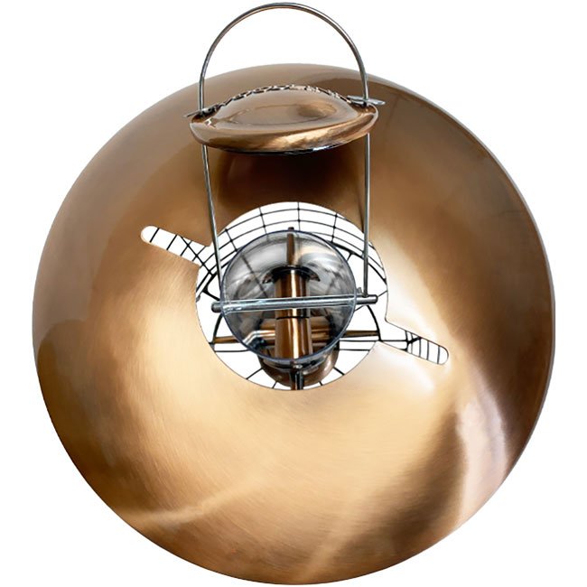 Squirrel - Resistant Brushed Copper Seed Tube Bird Feeder - BIRDLOVER