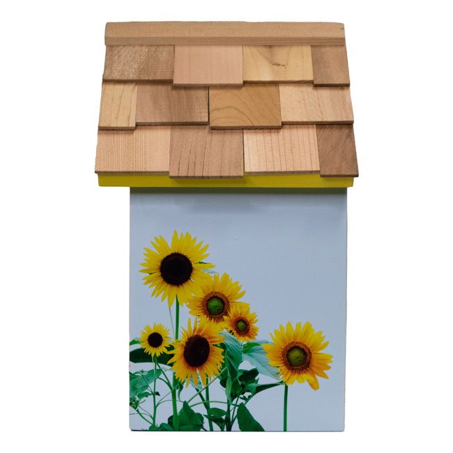 Standard Bird Cottage, Sunflower Print - BIRDLOVER