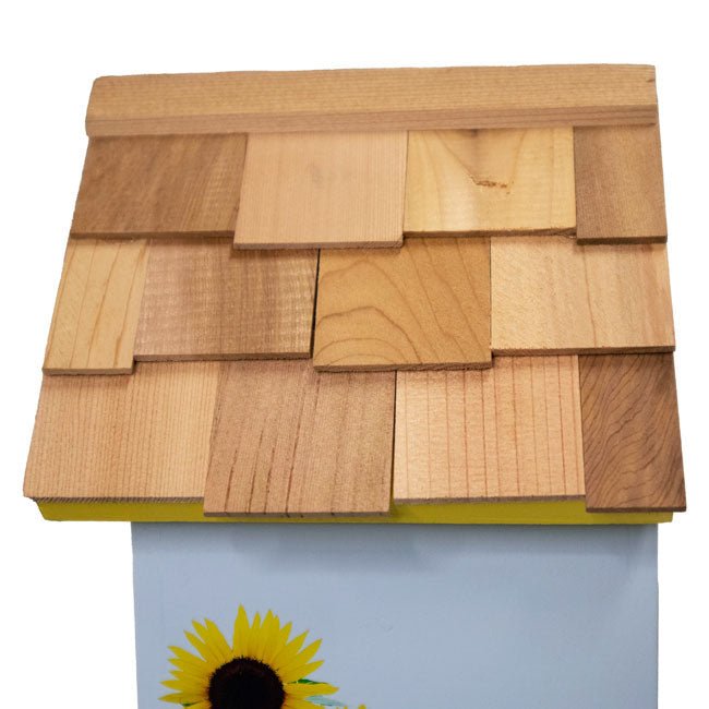 Standard Bird Cottage, Sunflower Print - BIRDLOVER