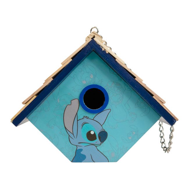 Stitch Hanging Wren House, Blue - BIRDLOVER