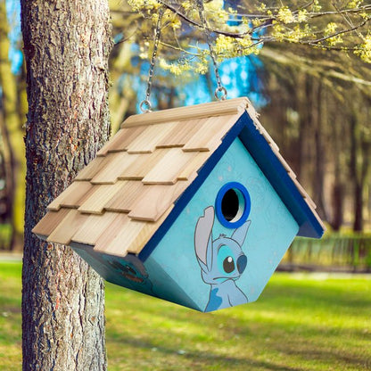 Stitch Hanging Wren House, Blue - BIRDLOVER