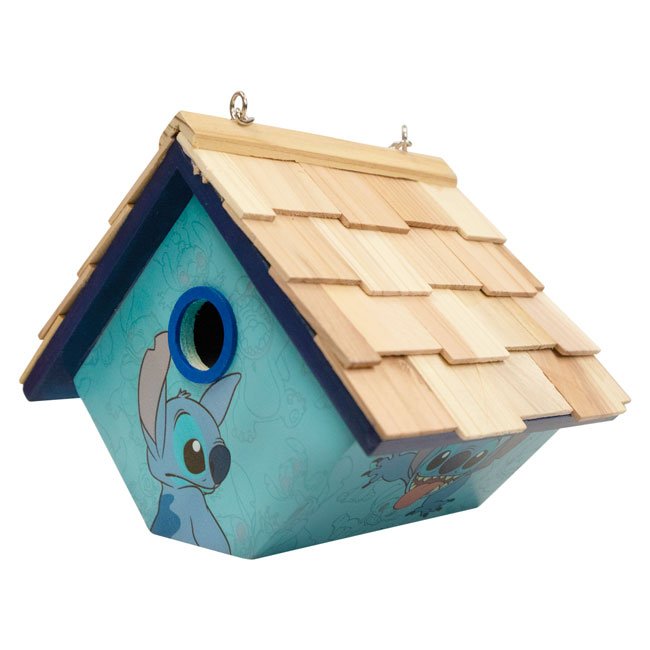 Stitch Hanging Wren House, Blue - BIRDLOVER