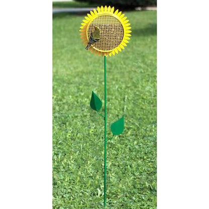 Sunflower Staked Bird Feeder