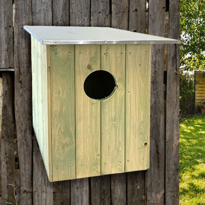 Tawny or Barred Owl House - BIRDLOVER