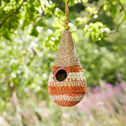 Teardrop Recycled Cotton Birdhouse - Fair Trade - BIRDLOVER