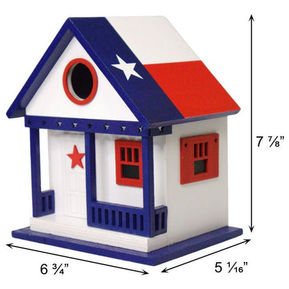 Texas State Cottage Bird House - BIRDLOVER