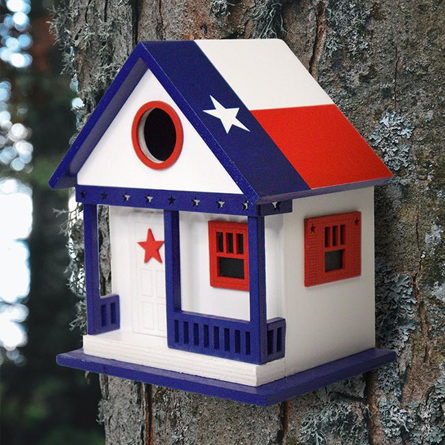Texas State Cottage Bird House - BIRDLOVER