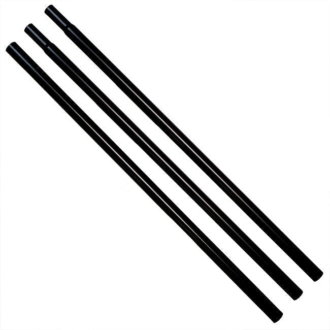 Three Piece Birding Pole, Black, 6' 8" x 1" O.D. - BIRDLOVER